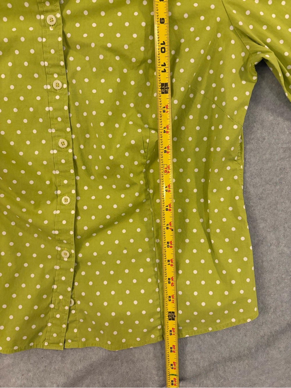 Boden Green Polka Dot Button Up Blouse Shirt Women’s US 16 UK 20 - Picture 3 of 6